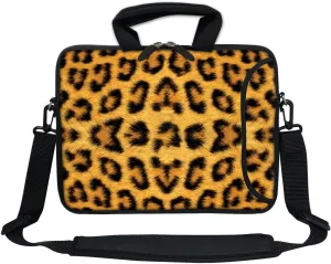 12 Inch Water Resistant Neoprene Laptop Bag with Reinforced Zipper, Strap, Pockets, Fits 11.6" to 12.3" Laptops