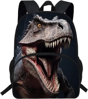 16inch Jurassic Raptor Backpack Preschool Boys Bag Dinosaur Rucksack (D903c)