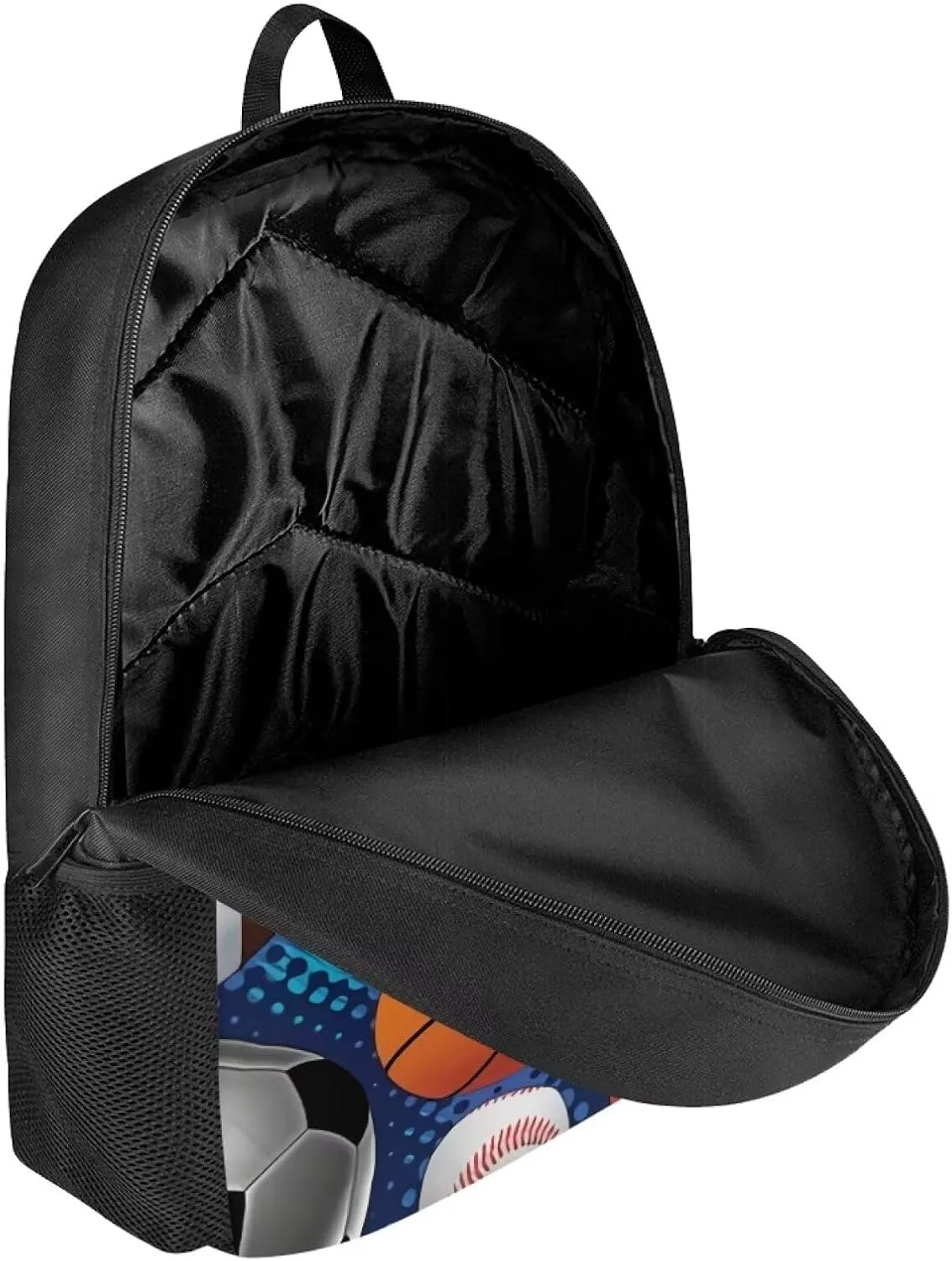 3Pcs Aztec Tribal Horse Print Teen Boys Middle Junior School Bag for Kids Elementary Students Bookbag Backpack Set with Insulated Lunch Bag Pencil Case