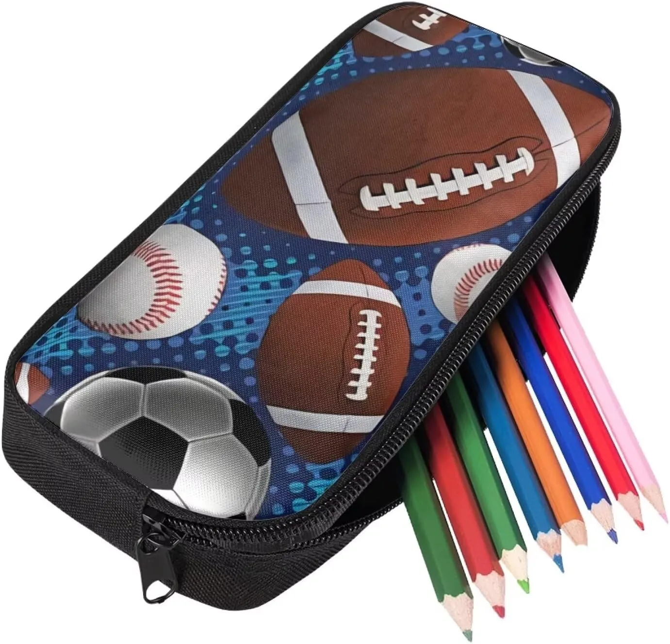 3Pcs Aztec Tribal Horse Print Teen Boys Middle Junior School Bag for Kids Elementary Students Bookbag Backpack Set with Insulated Lunch Bag Pencil Case