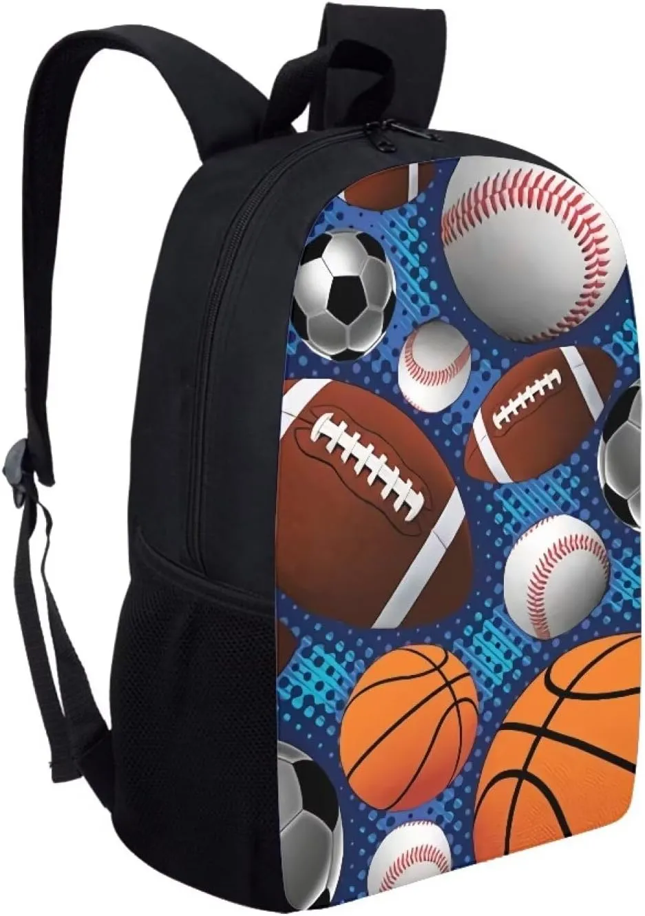 3Pcs Aztec Tribal Horse Print Teen Boys Middle Junior School Bag for Kids Elementary Students Bookbag Backpack Set with Insulated Lunch Bag Pencil Case