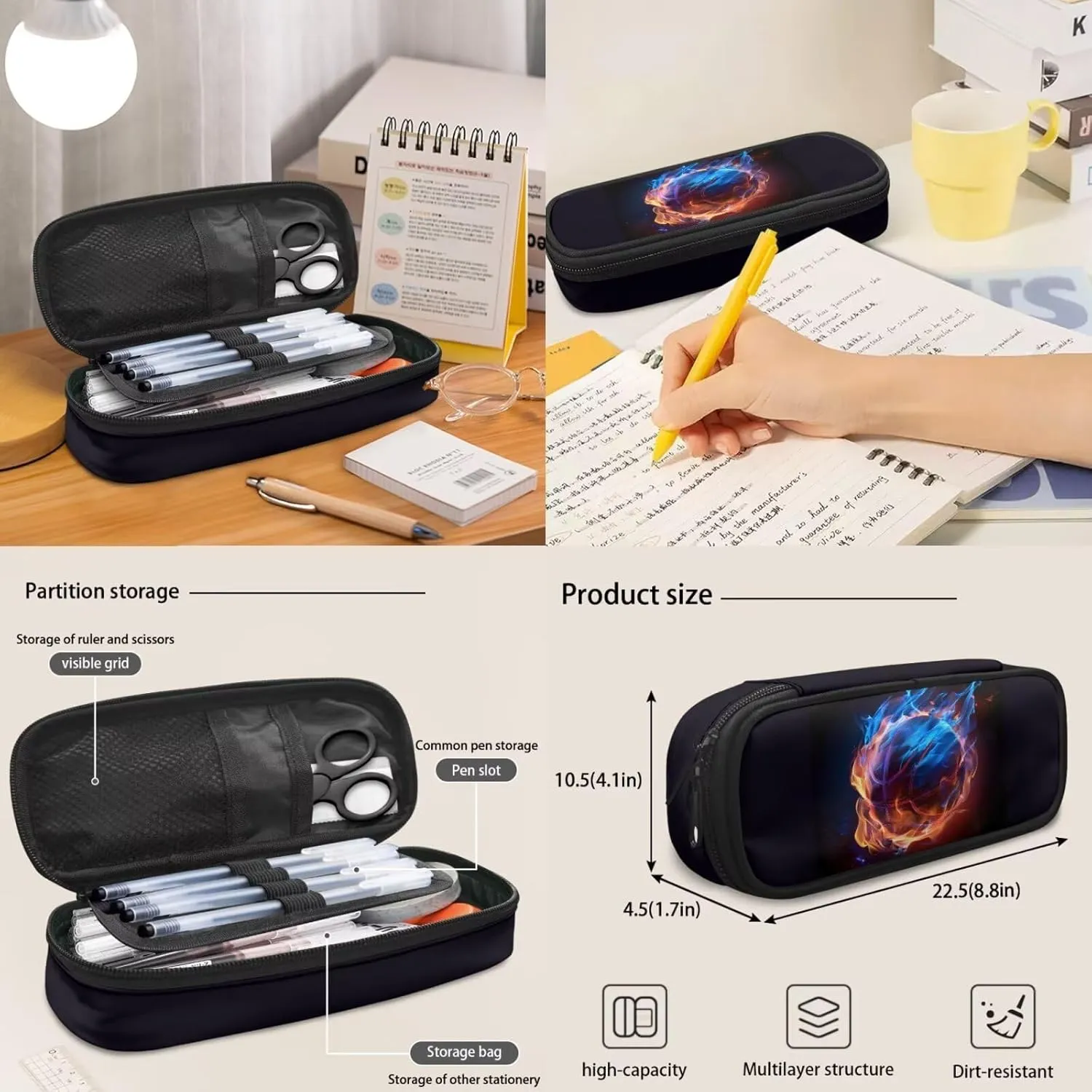 4 PCS Backpack Set Basketball Backpack for Boys Elementary School Bag with Lunch Bag Pencil Pouch Water Bottle Carrier Bag Set Kids Student Bookbag