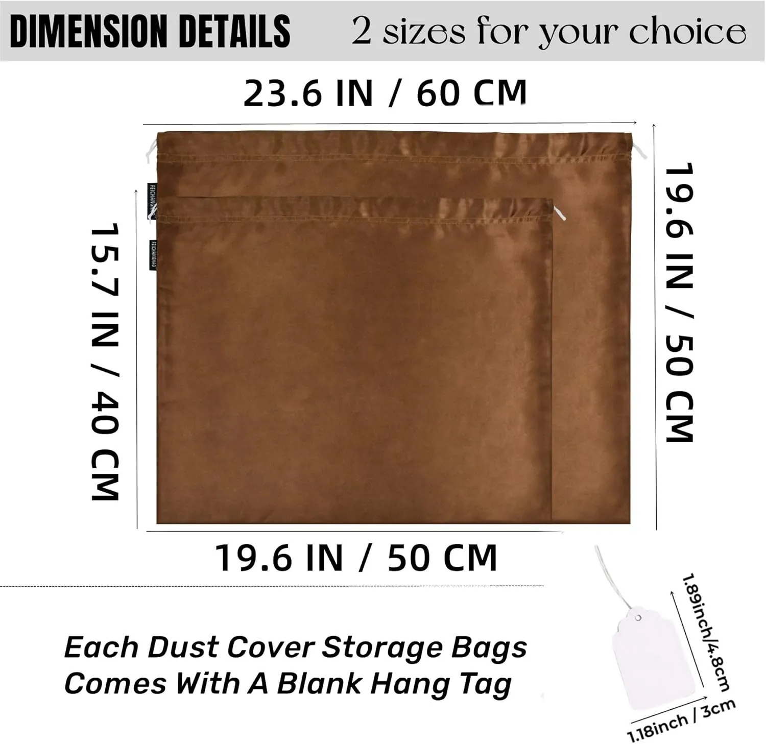 7 Pack Dust Bags for Handbags Storage Silk Cloth Bag With Drawstring Large Storage Pouch for Handbag Purse Shoes Boots