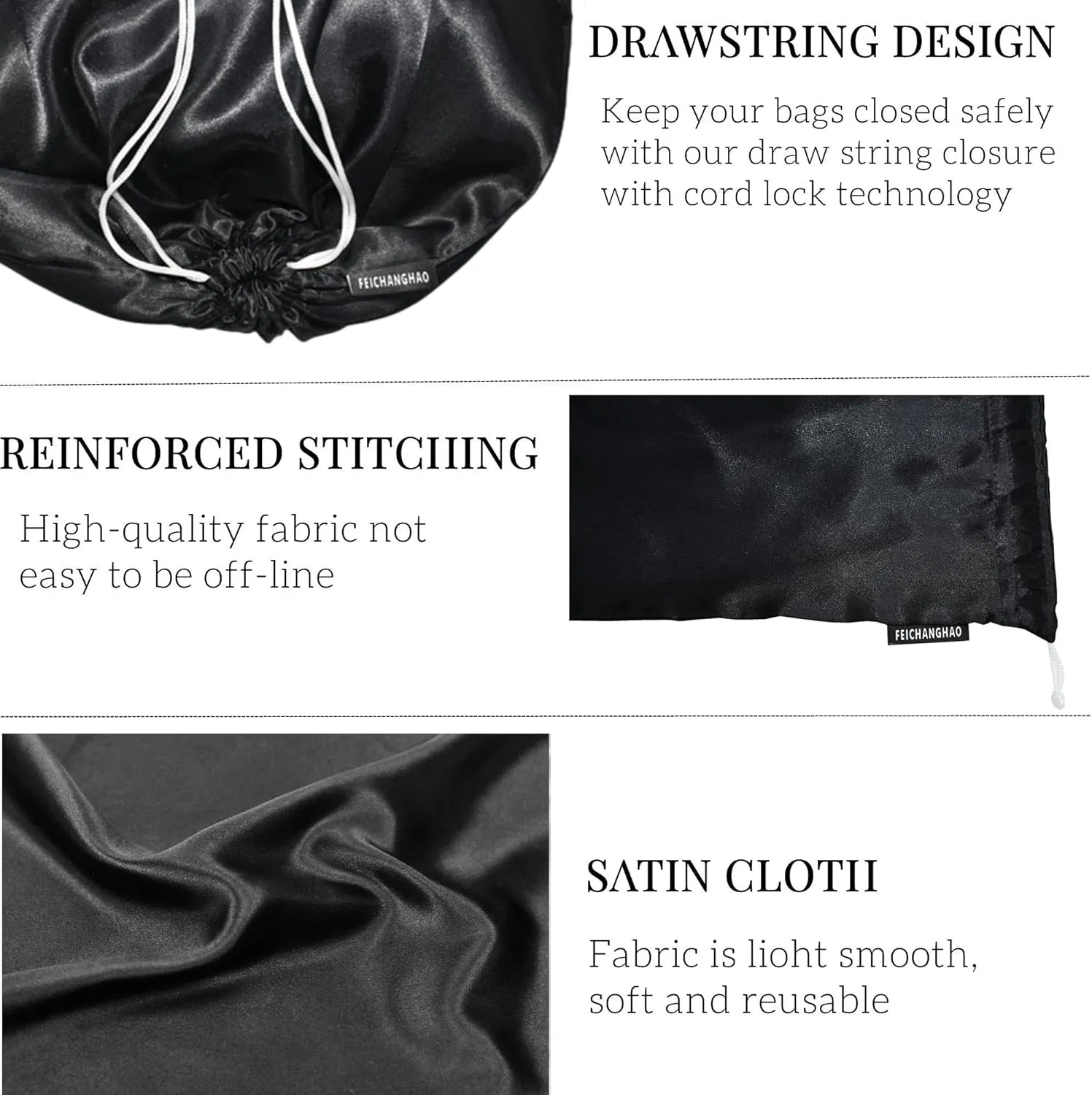 7 Pack Dust Bags for Handbags Storage Silk Cloth Bag With Drawstring Large Storage Pouch for Handbag Purse Shoes Boots