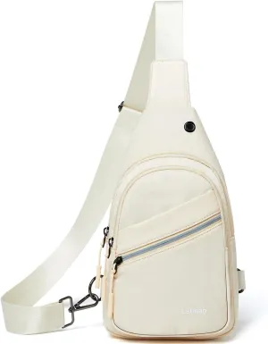 7L Sling Bag For Women Men Backpack Fanny Pack Crossbody Chest Travel Shoulder Belt Bags Purse Handbag PU Leather