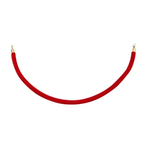 ABOOFAN Barrier Ropes Hook Hole Party Large Tap Barriers Crowd Hanging Line Velvet Ratchet Key Elastic Belt Barrier Queuing Rope Weight Sentry Stanchion Retractable Belt Red Rope Flannel