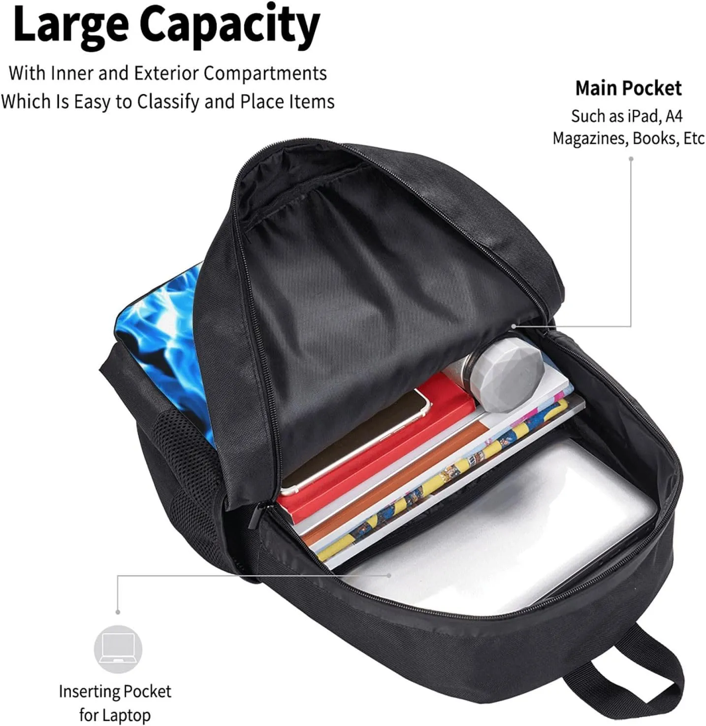 Abstract Gamepad Backpack School Boys Backpack Ages 8-10 Video Games Gaming Water Resistant Bags Bookbag Travel Hiking Camping Daypack For Adults Teens Boys Girls