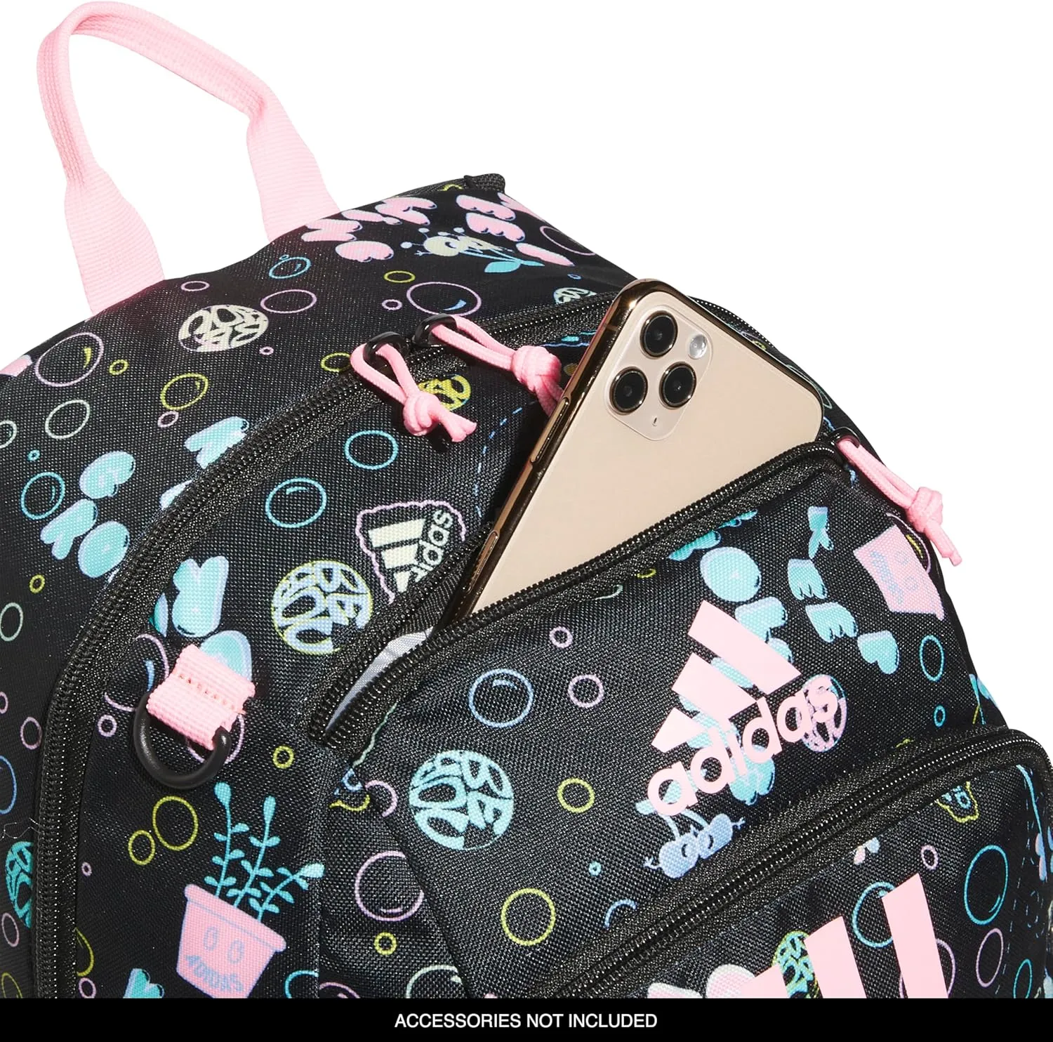 adidas Creator Comfortable and Durable Small Athletic Bag or Laptop Backpack for Women and Men, Seed Hyper Optimism, One Size