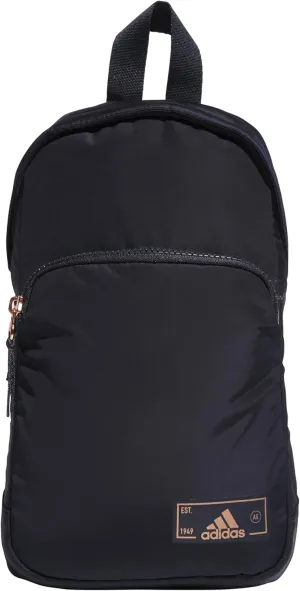 adidas Essentials Sling Small Crossbody Bag for Women and Men (5L), Legend Ink Blue/Rose Gold/2.0, One Size