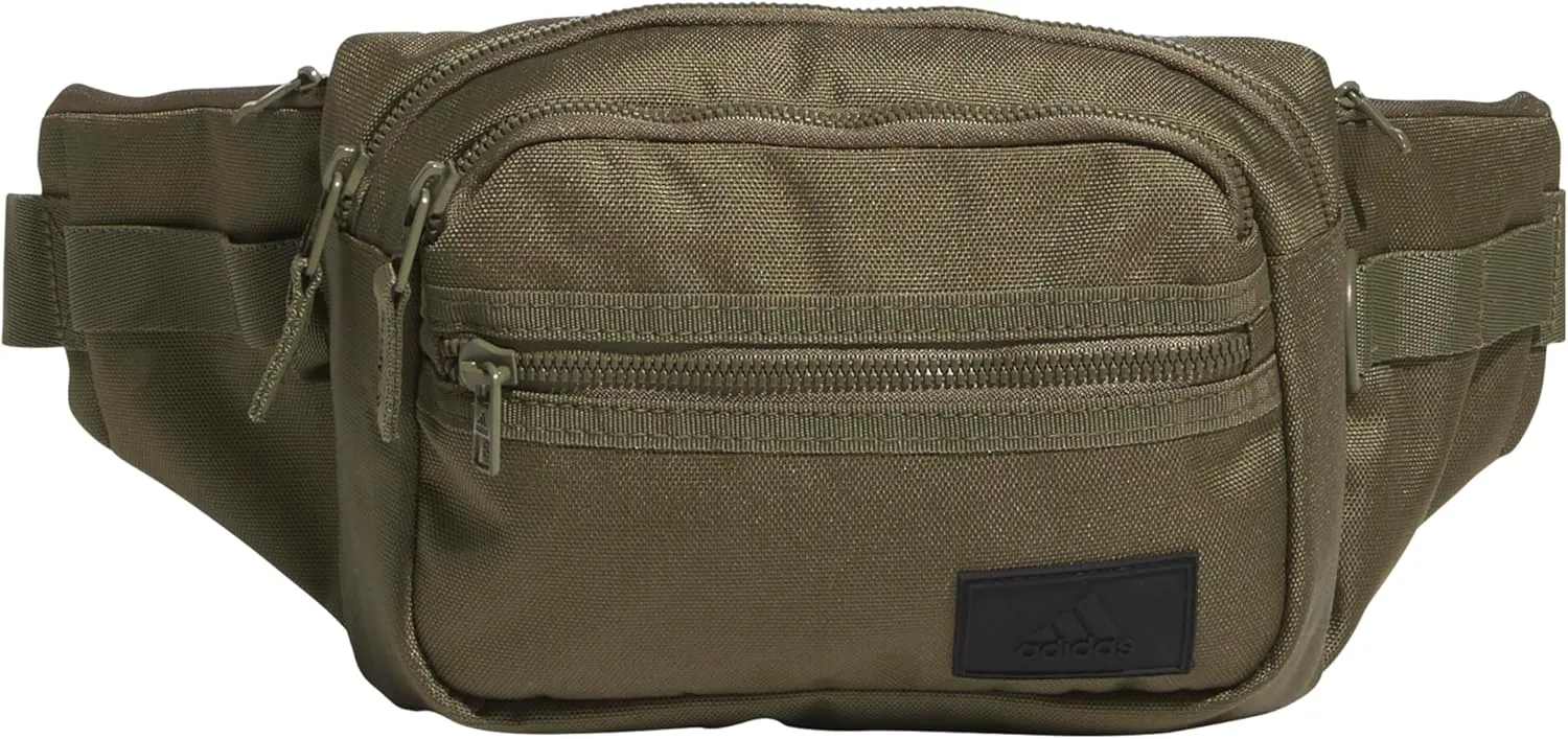 adidas Ramble Crossbody Bag for Festivals, Travel and Hiking, Olive Strata Green, One Size
