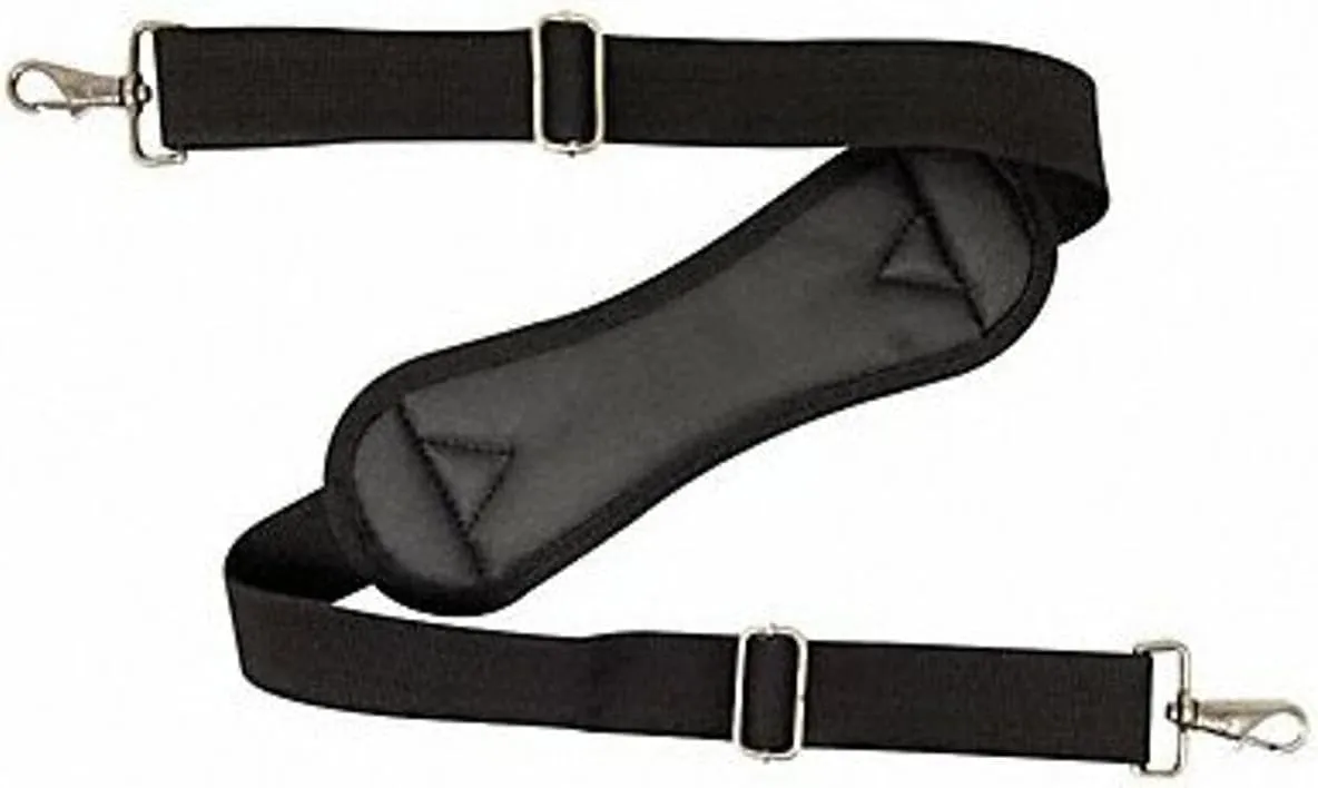 Adjustable, Padded Tool Bag Shoulder Strap, Black