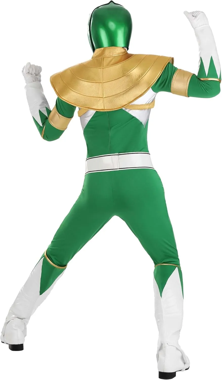Adult Green Power Ranger Costume - Authentic Classic Tommy Oliver Outfit