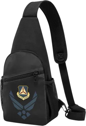 Air Force Civil Air Patrol Sling Bag Crossbody Backpack Shoulder Casual Daypack Bags for Men