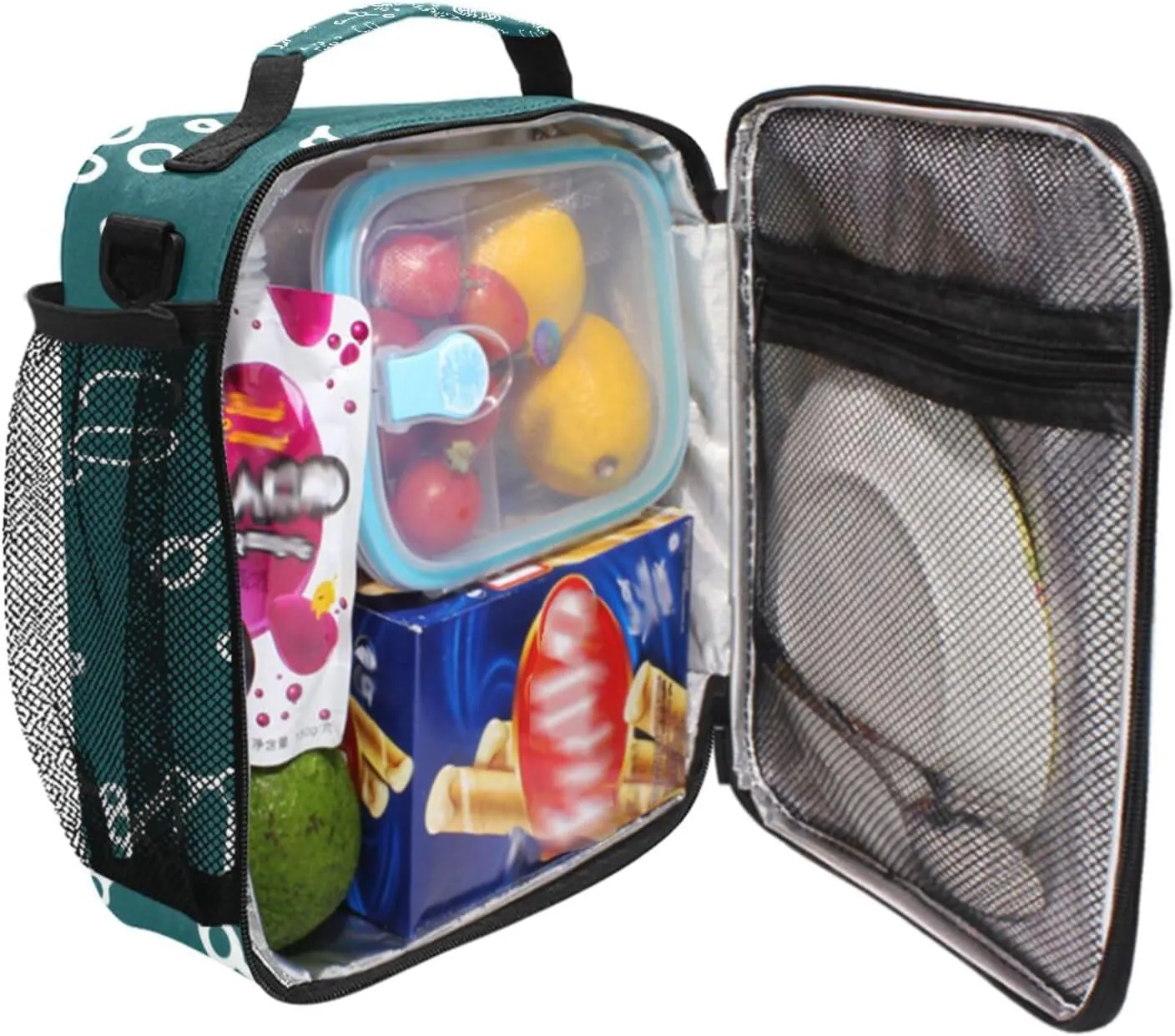 ALAZA Science Chemistry Laboratory 1 Lunch Box Insulated Lunch Bag Girls Lunch Cooler Bag Tote Freezable Shoulder Strap Lunchbox Thermal Meal Tote Kit for Girls School Picnic