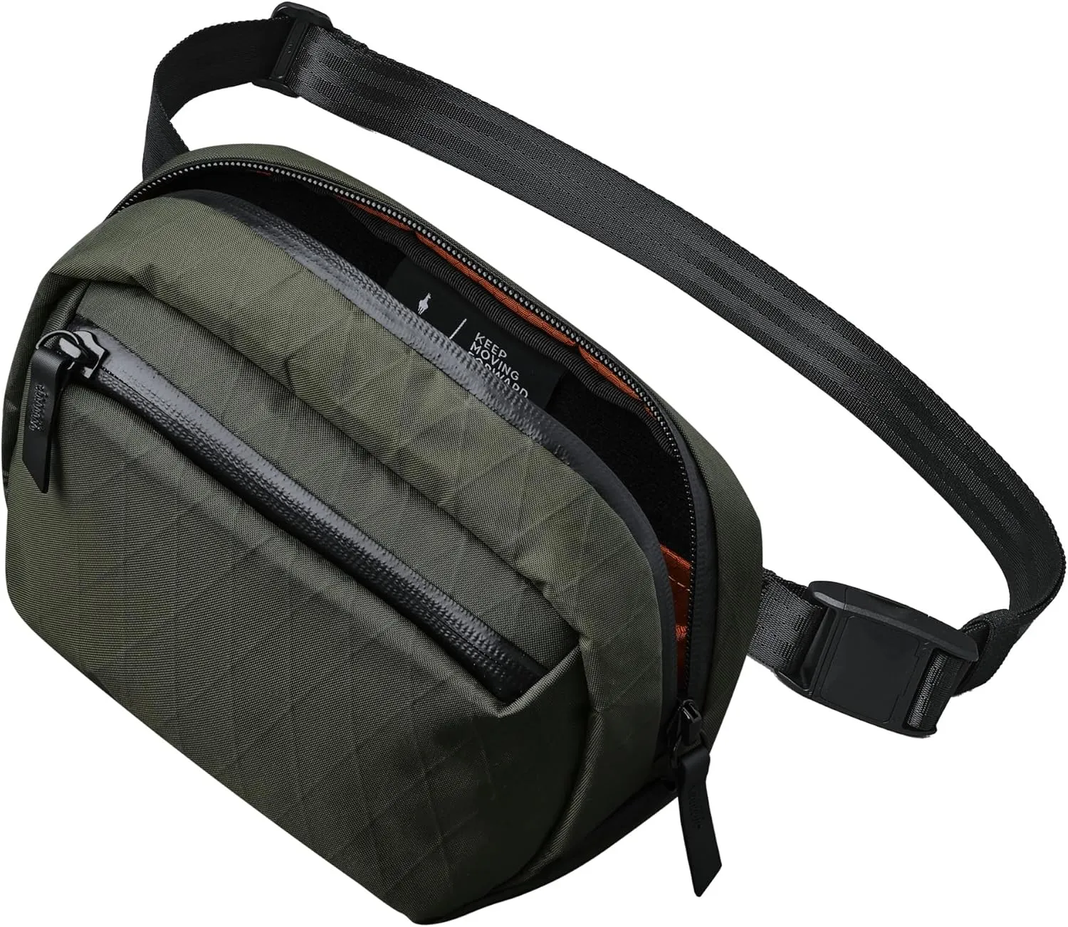 ALPAKA Go Sling Nano - 1.6L Sling Bag for Men,Mini Crossbody Bag with Weatherproof Fabric, Quick Release Magnetic Buckle