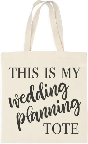 AM1052 Cotton Tote Bag, Wedding Planning