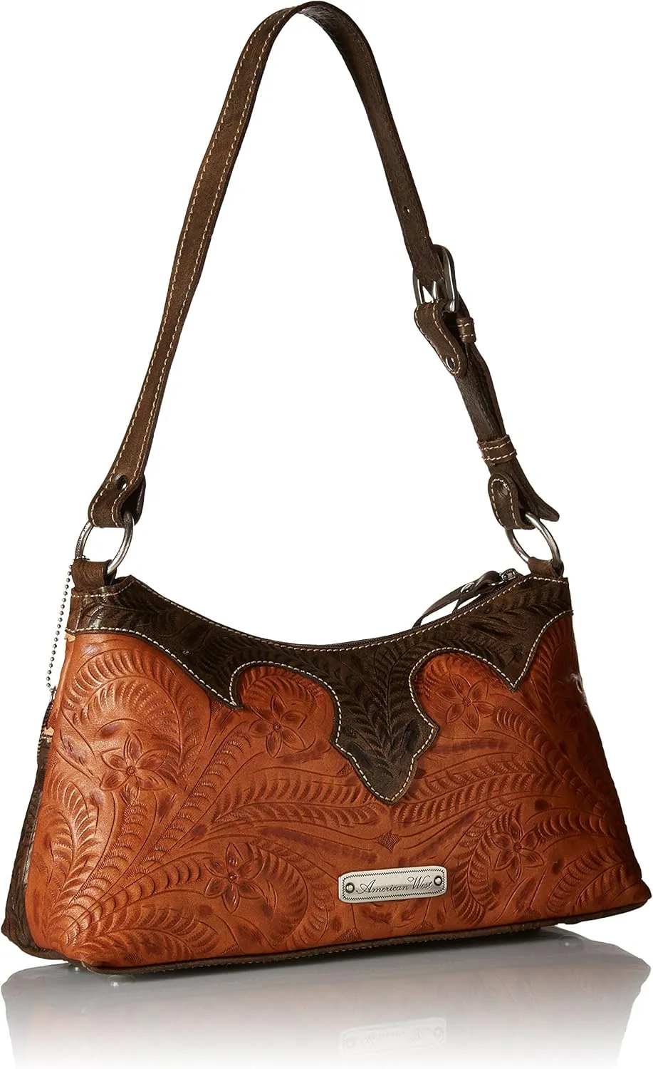 American West Desert Wildflower Zip-Top Shoulder Bag for Women