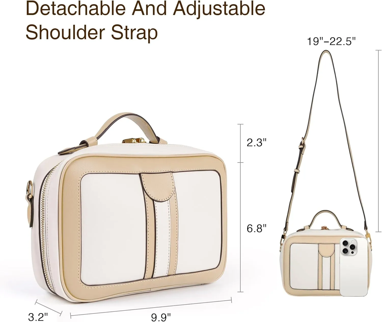 Anti Theft Crossbody Bag For Women Men Trendy. Rfid Blocking Bag Locking Zippered Travel Bag Top Handle Shoulder Handbags