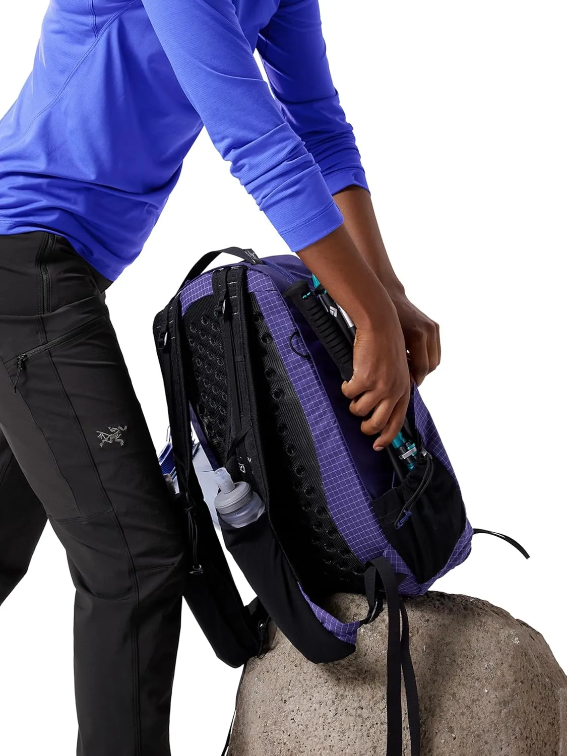 Arc'teryx Aerios 18 Backpack | Ultralight 18L Daypack with a Customizable Fit - Redesign | Soulsonic, Regular