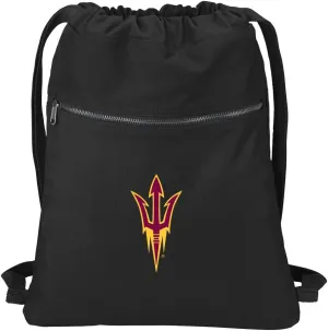 Arizona State Drawstring Backpack ASU Cinch Bag RICH CANVAS
