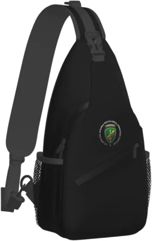 Army Civil Affairs and Psychological Operations Command Airborne Sling Bag for Men, Small Crossbody Sling Bags, Mini Water Resistant Shoulder Daypack for Travel, Anti Thief Chest Bag for Hiking