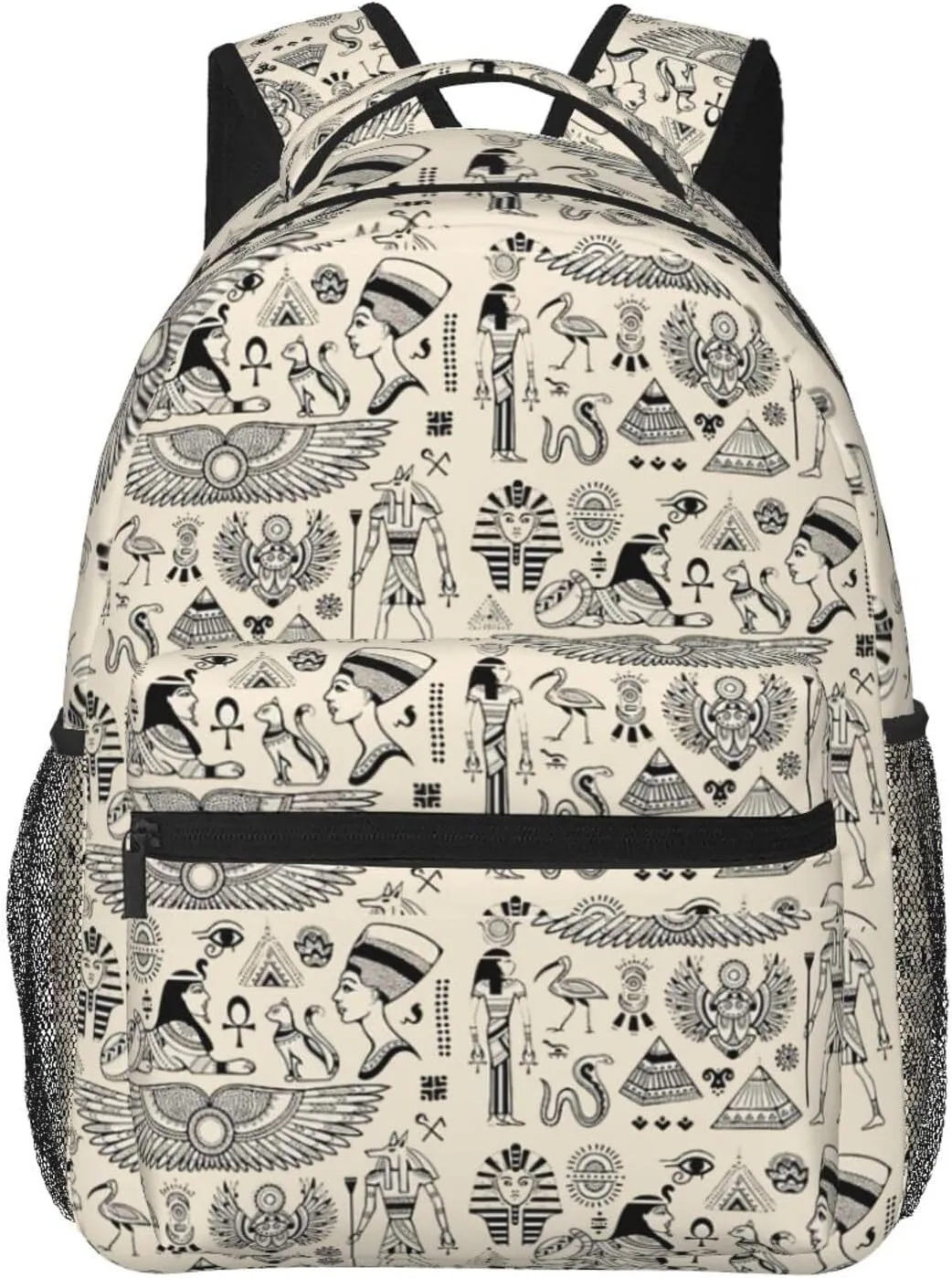 ASYG Egyptian Backpack Hieroglyphics Laptop Backpack Ancient Egytp Tablet Travel Bag Egypt Bag