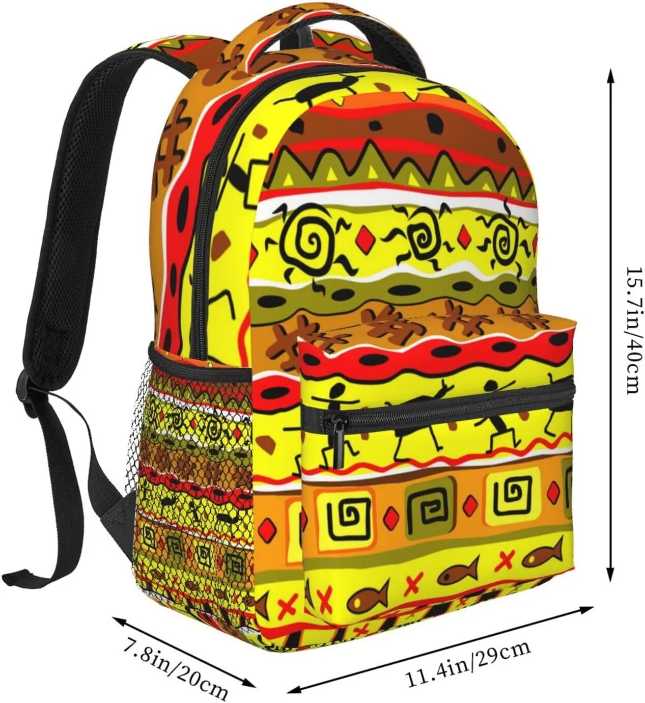 ASYG Egyptian Backpack Hieroglyphics Laptop Backpack Ancient Egytp Tablet Travel Bag Egypt Bag