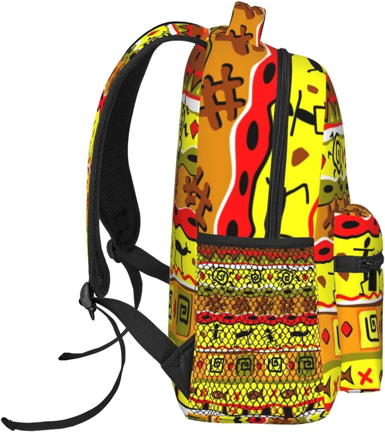 ASYG Egyptian Backpack Hieroglyphics Laptop Backpack Ancient Egytp Tablet Travel Bag Egypt Bag