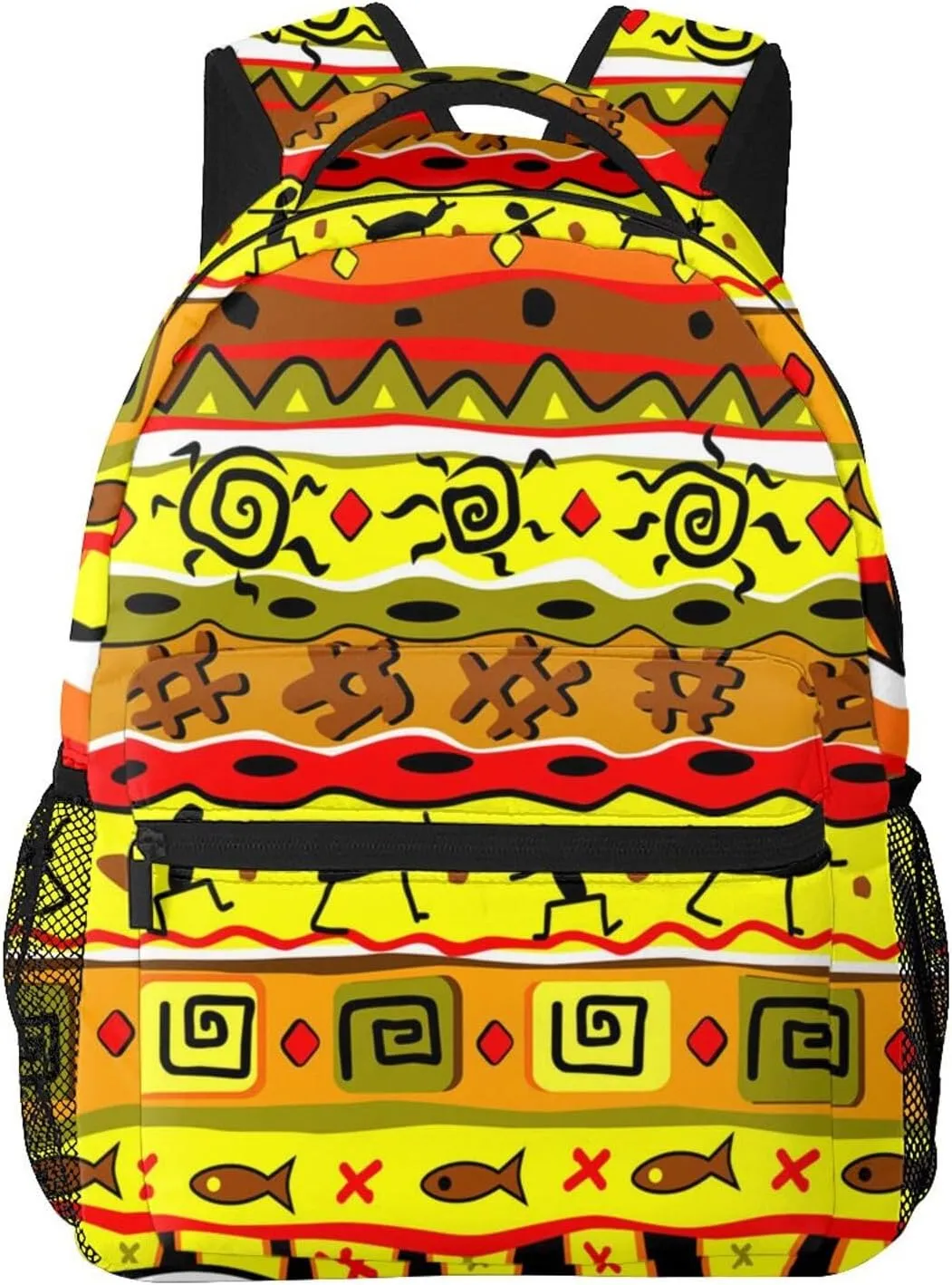 ASYG Egyptian Backpack Hieroglyphics Laptop Backpack Ancient Egytp Tablet Travel Bag Egypt Bag