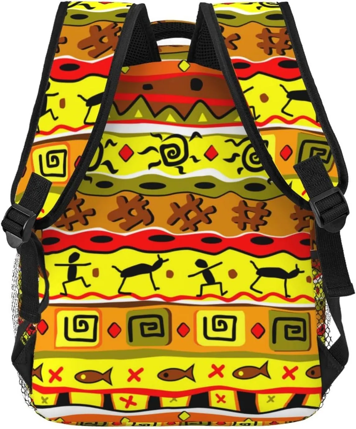 ASYG Egyptian Backpack Hieroglyphics Laptop Backpack Ancient Egytp Tablet Travel Bag Egypt Bag