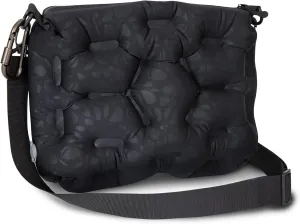 ATEPA 4-in-1 Inflatable Pillow, Ultralight Portable Inflatable Seat Cushion Neck & Lumbar Support Crossbody Bag with Zippered Protection, Convertible Strap for Travel Hiking Airplane Backpacking Beach