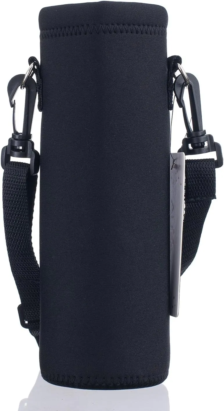 AUPET Water Bottle Bag Carrier,24oz/32oz Insulated Neoprene bottle Sling Holder Case Pouch Cover for 1000ML/750ML Bottles with Shoulder Strap for walking