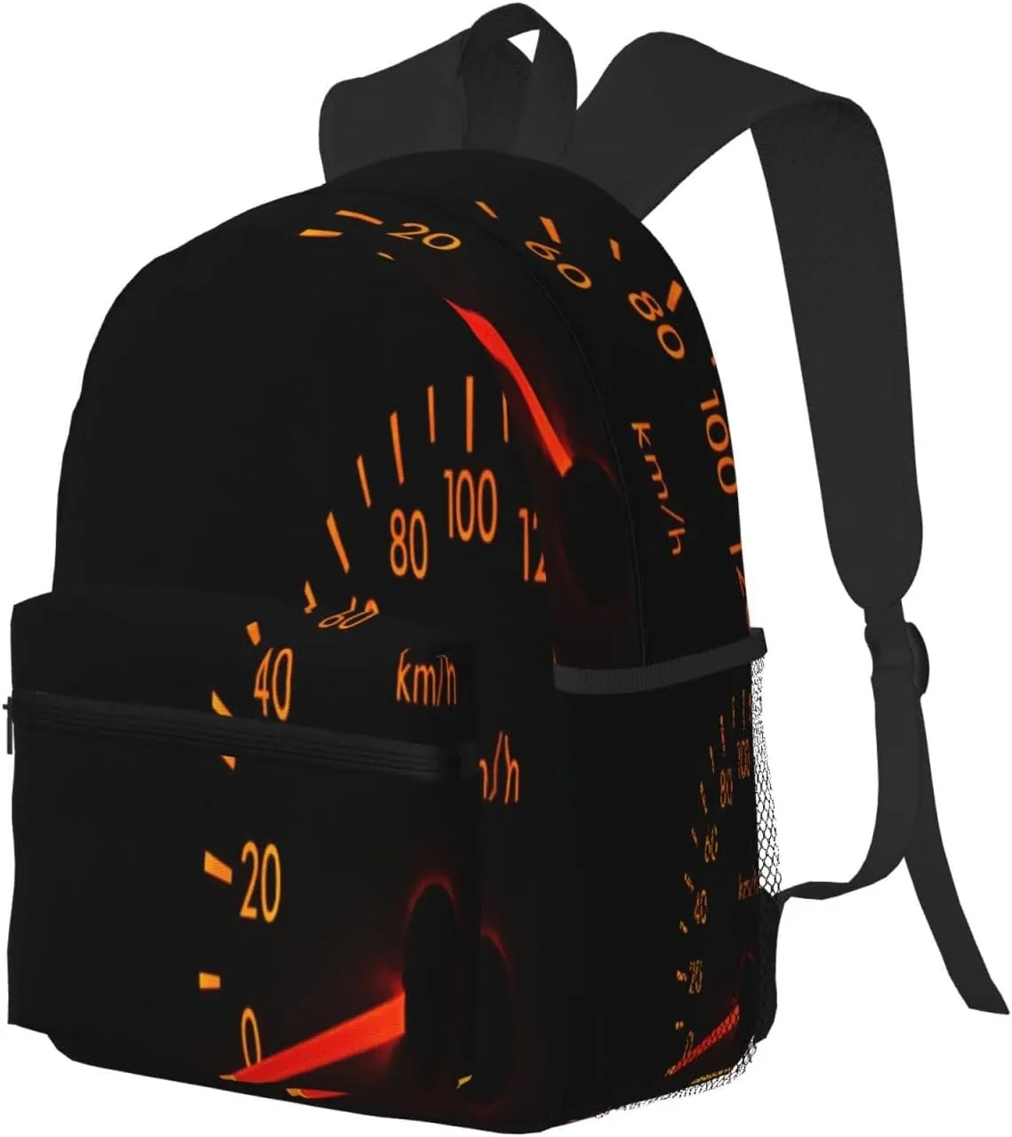 Automotive Black Car Dark Backpack, Travel Laptop Backpack Computer Bag Rucksack for Men Women Business Work Fits 15.6 Inch Notebook