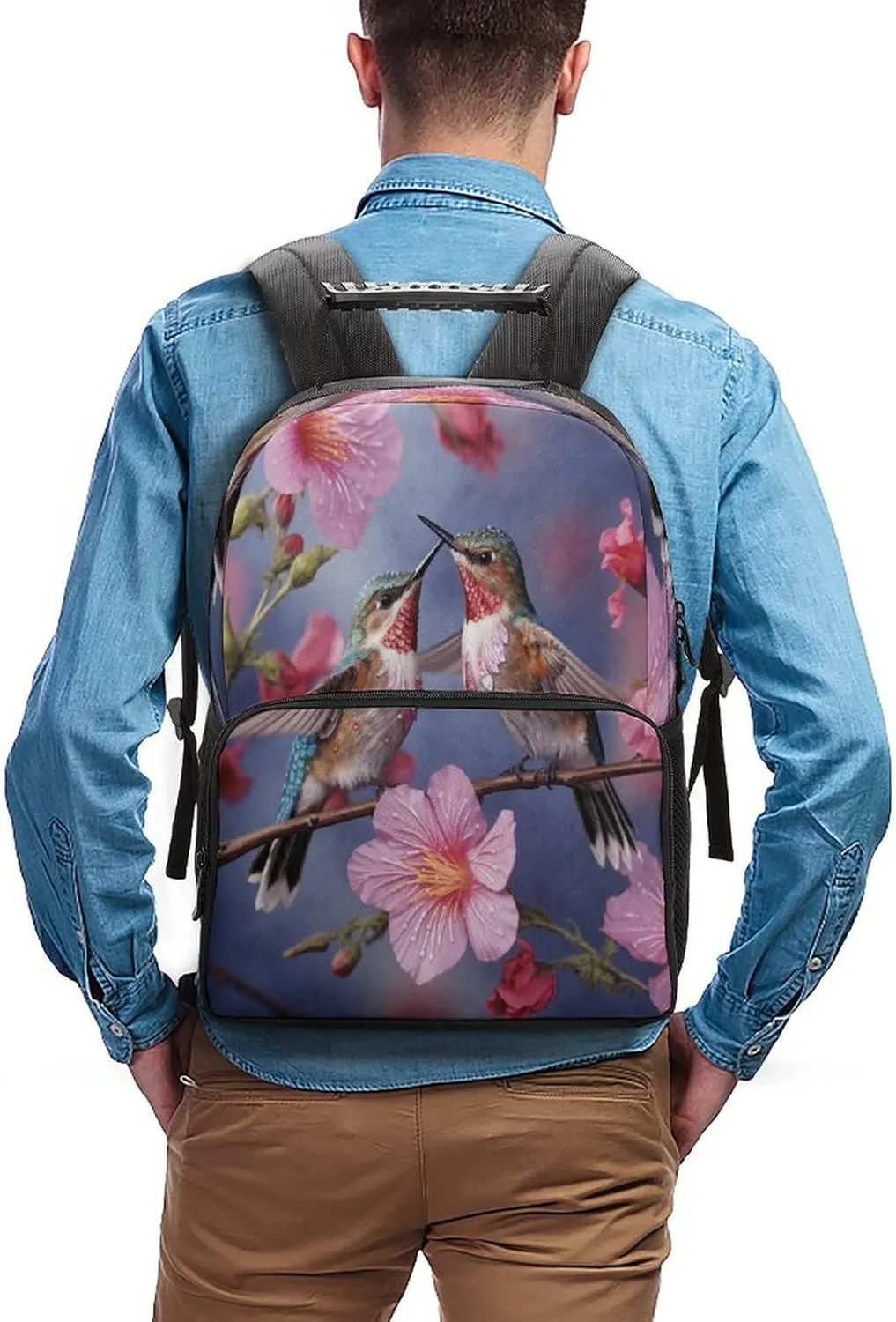 Backpacks Humming Birds With Travel Bag Business Work Laptop Backpack