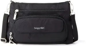 Baggallini Original Everyday 11x 7.5 Crossbody Bags for Women RFID Protected Lightweight Nylon Zippered Travel Purse