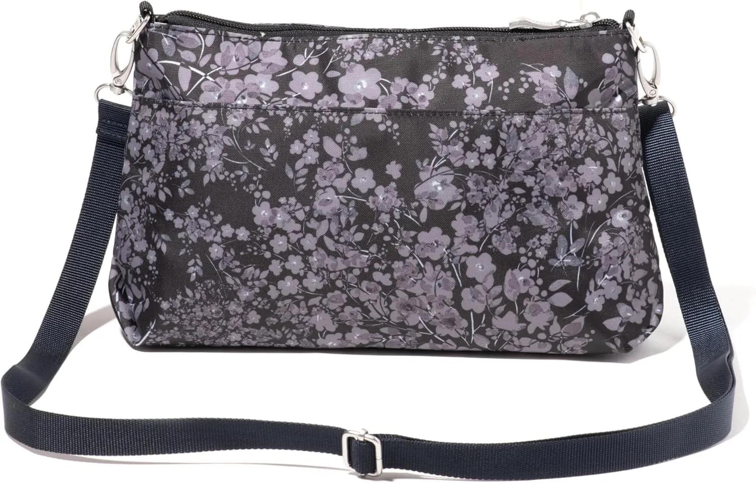 Baggallini Original Everyday 11x 7.5 Crossbody Bags for Women RFID Protected Washable Lightweight Nylon Zippered Travel Purse