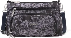 Baggallini Original Everyday 11x 7.5 Crossbody Bags for Women RFID Protected Washable Lightweight Nylon Zippered Travel Purse