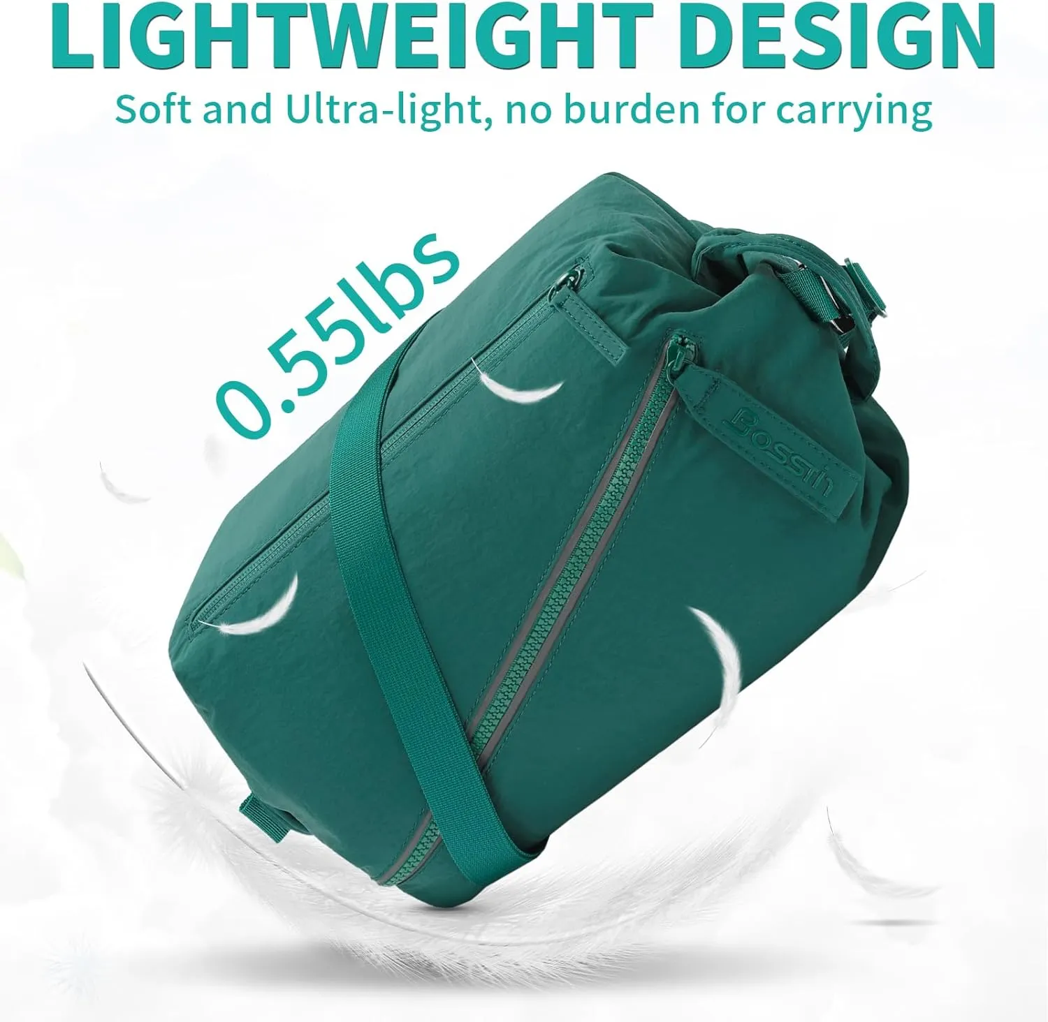 BOSSTIN Women's Crossbody cross body sling Bags for women cyan