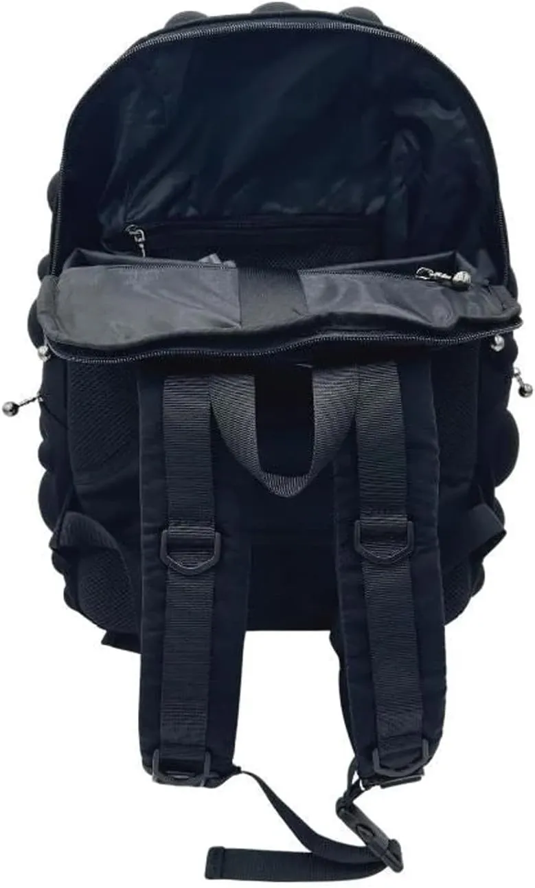 Bubble Black Magic Ultra Smooth Premium 15" Laptop Stylish Lightweight Backpack Carry On Unisex Casual Travel Commuter Bag for Men & Women