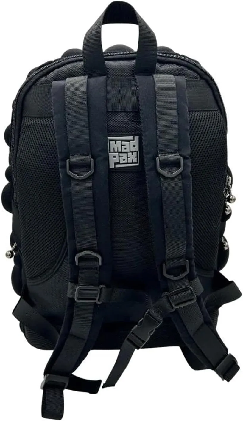 Bubble Black Magic Ultra Smooth Premium 15" Laptop Stylish Lightweight Backpack Carry On Unisex Casual Travel Commuter Bag for Men & Women