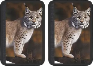 Canada Lynx Car Seat Belt Pad 2 Pack Universal Fit Seatbelt Cover Soft and Comfortable Backpack Shoulder Pad Adjustable Neck Cushion Protector Harness Pad for Car Bag