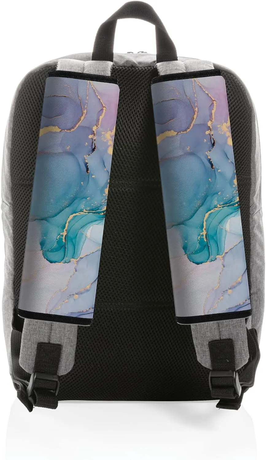 Car Seat Belt Pad Cover, 4-Pack Soft Car Safety Seat Belt Strap Shoulder Pad for Adults and Children, Suitable for Car Seat Belt, Backpack, Shoulder Bag(Colorful Marble