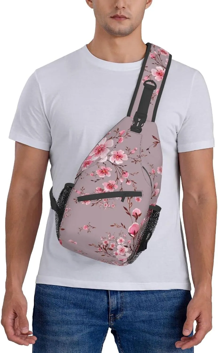 Casual Sling Bag Crossbody Shoulder Backpack Gym Sports Travel Hiking Daypack Chest Bag Small Backpack for Women Men