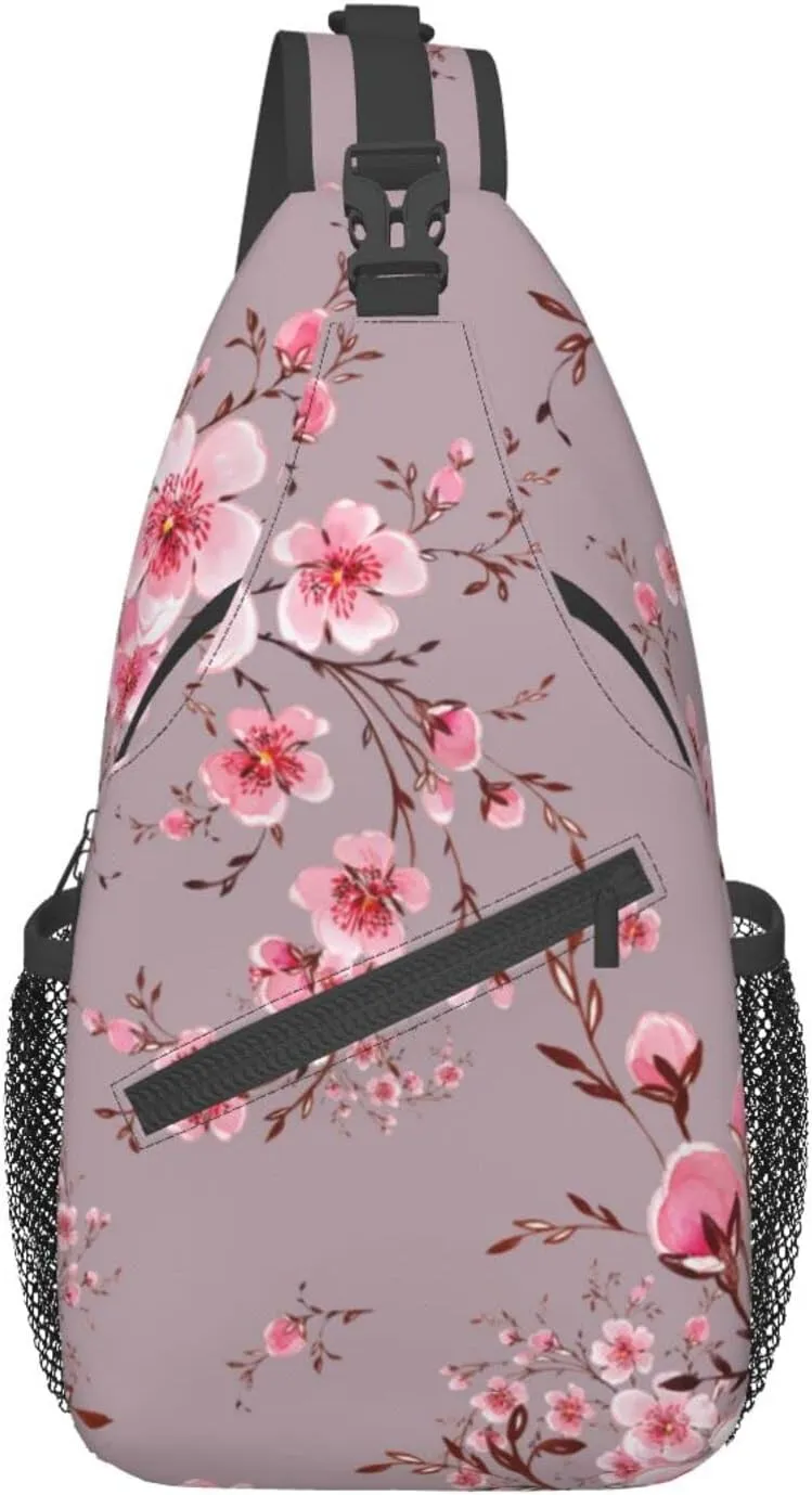 Casual Sling Bag Crossbody Shoulder Backpack Gym Sports Travel Hiking Daypack Chest Bag Small Backpack for Women Men
