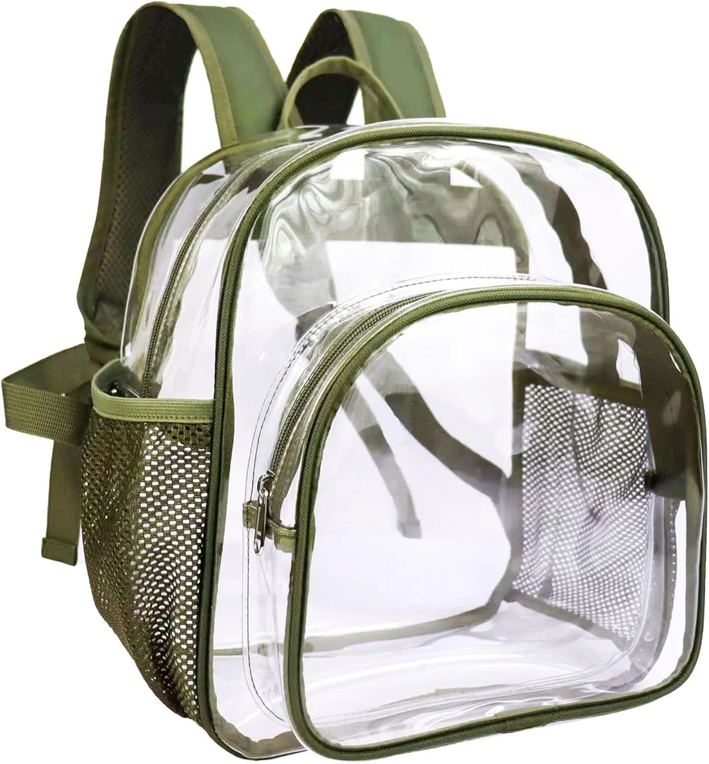 Clear Backpack Stadium Approved 12x12x6 Small Clear Backpack for Concert,Work,Festival,Security,Stadium