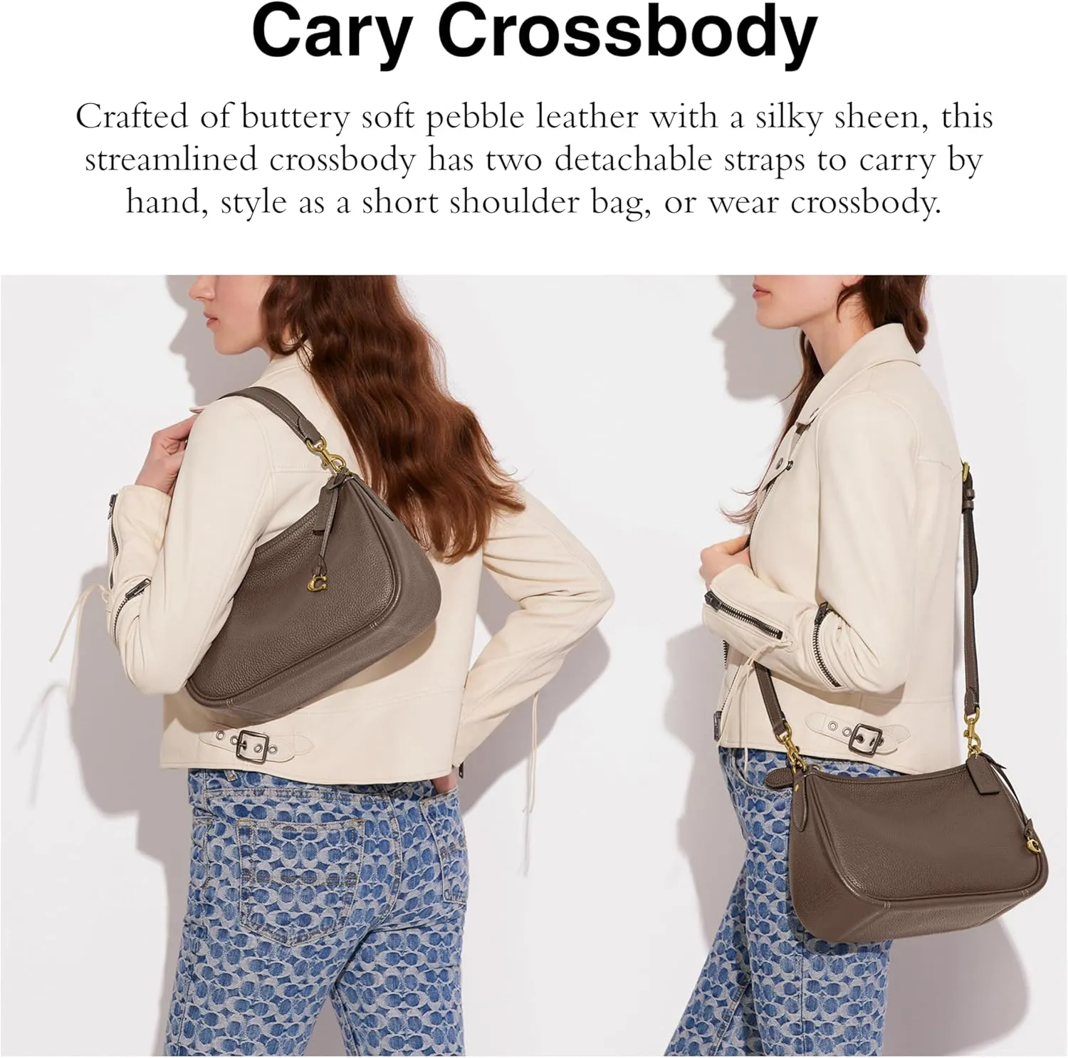 Coach Women's Soft Pebble Leather Cary Crossbody Bag