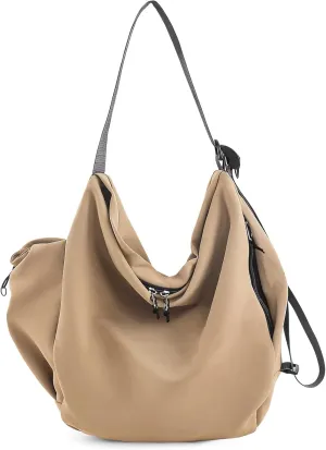 CONTAIL 18L Daily Shoulder Bag,Casual Tote Handbag,Waterproof Crossbody Bag with Removable Insulated Beverage Holder
