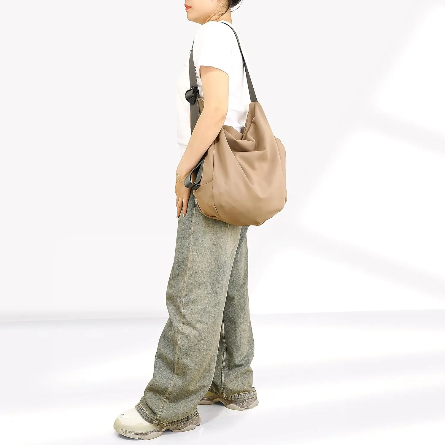 CONTAIL 18L Daily Shoulder Bag,Casual Tote Handbag,Waterproof Crossbody Bag with Removable Insulated Beverage Holder