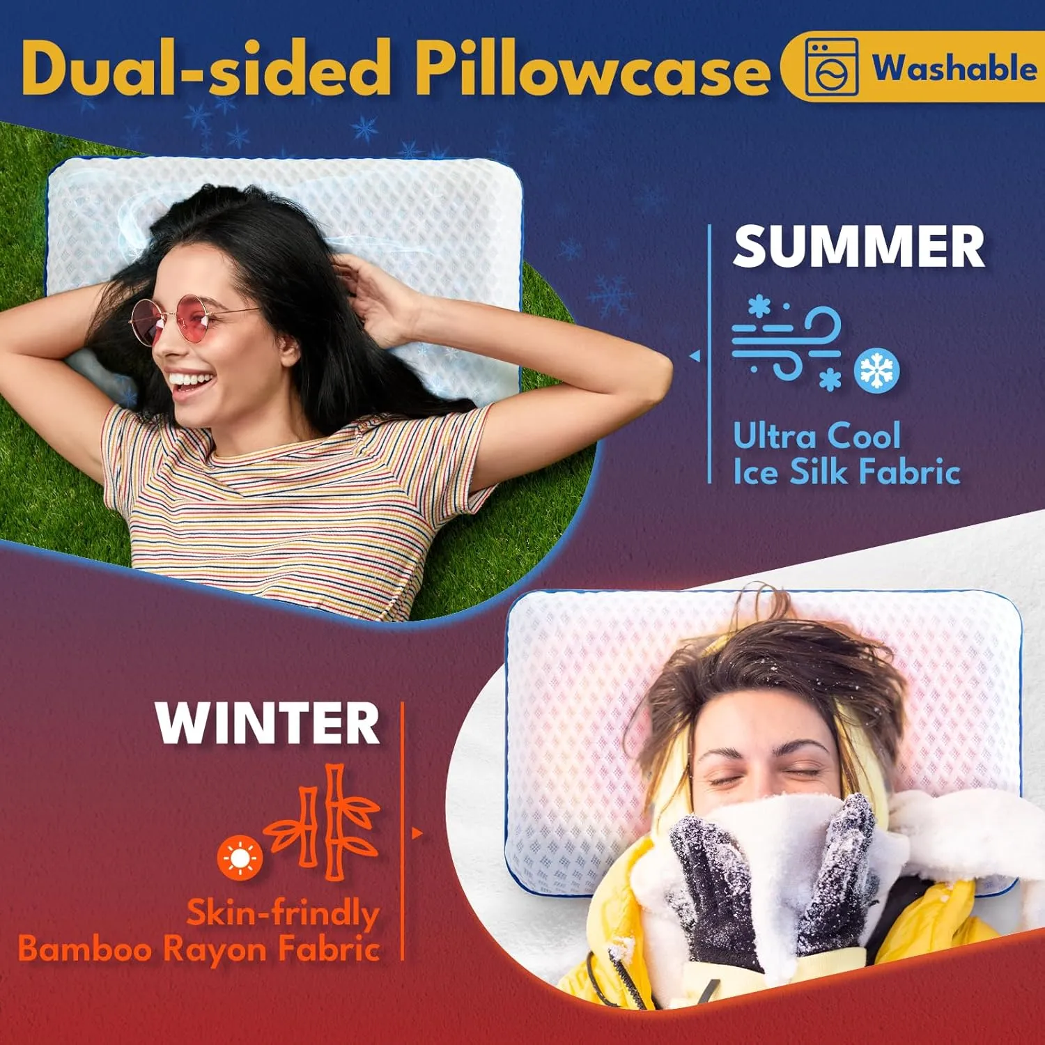 Cooling Travel & Camping Memory Foam Pillow for Sleeping,Contoured Support Medium Firm Small Travel Pillows for Airplanes & Backpacking Car Toddler Kids Compact Lightweight, Breathable Washable Cover