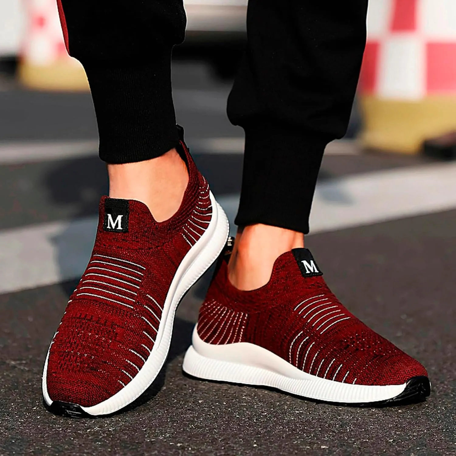 Couple Men's Elevator Shoes Men's Casual Mesh Trainers Lightweight Breathable Lace Up Sports Shoes Mens Fashion Sneaker